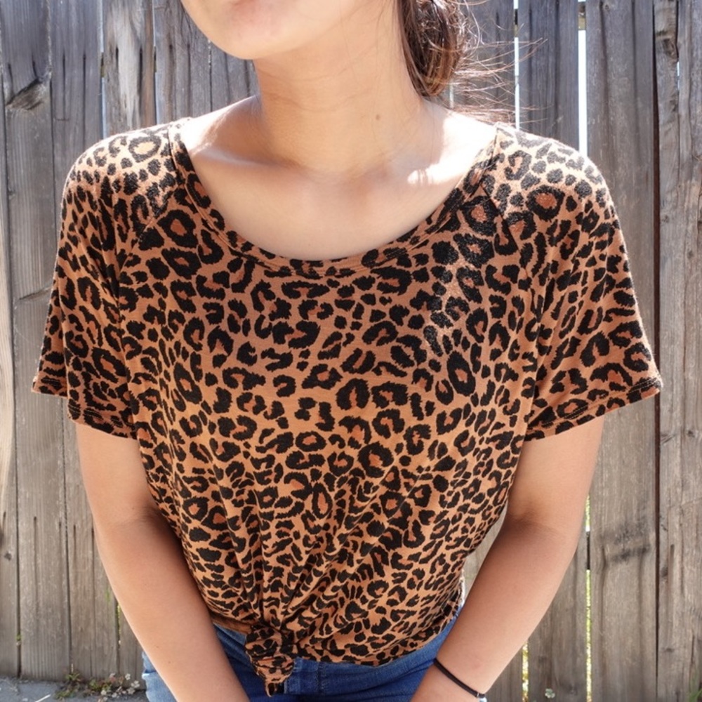 Cheetah Print Animal Shirt